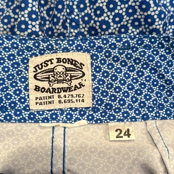 Just Bones Boardwear Boys Printed Swim Trunks Size 8 - Picture 9 of 9